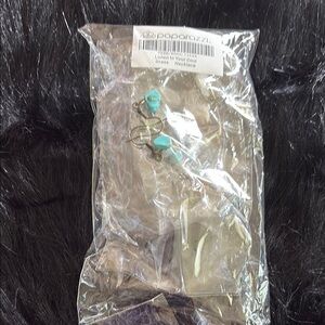 Paparazzi Brass Necklace with Blue Accents